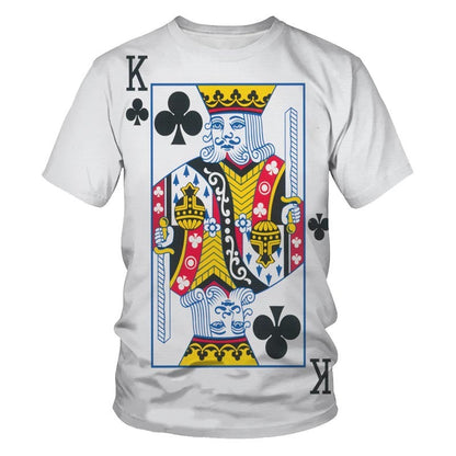 King Of Diamonds White T-Shirt