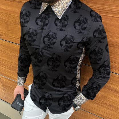 Long Sleeve Men's Button up Shirt