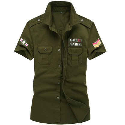 Half Sleeve Military Shirt