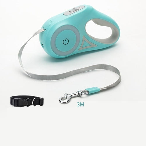 Retractable Spotlight Leash And Collar