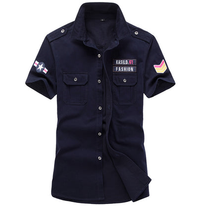 Half Sleeve Military Shirt