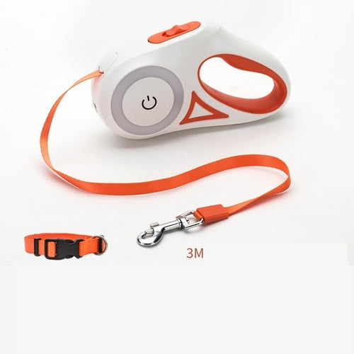 Retractable Spotlight Leash And Collar