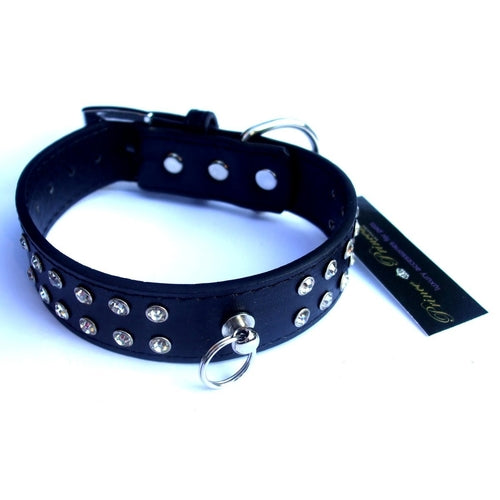 Double Row Crystal Rhinestone Dog Collars