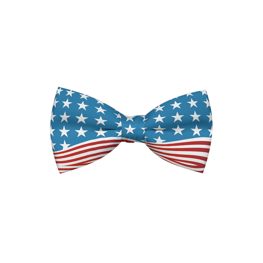 USA  Flag Bow Tie
