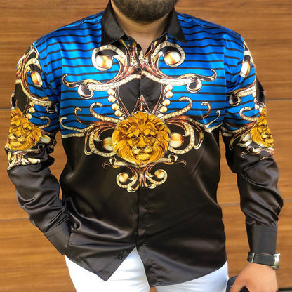 Long Sleeve Men's Button up Shirt