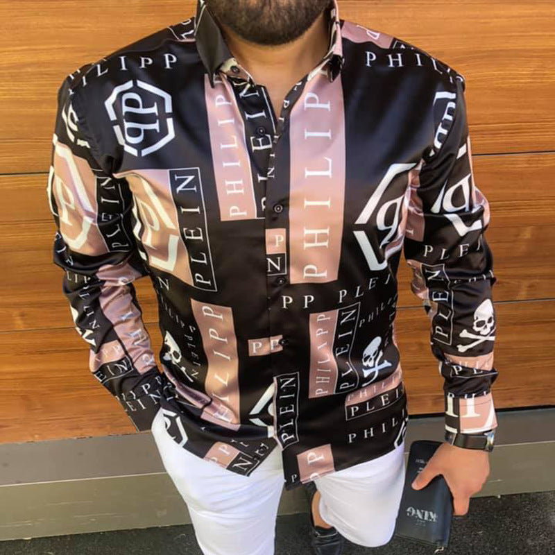 Long Sleeve Men's Button up Shirt