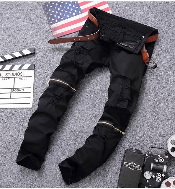 High Quality Biker Jeans