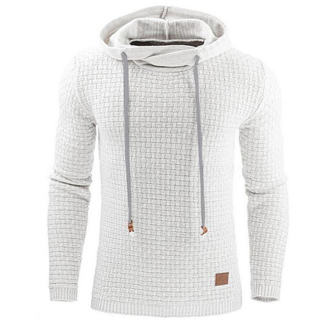 Jacquard Sweater Hooded Jacket