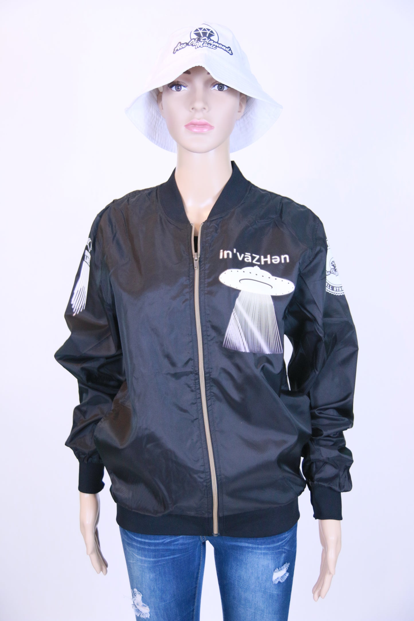 Diamond Lanes Jacket (Bomber) Black - Diamond Lanes Clothing