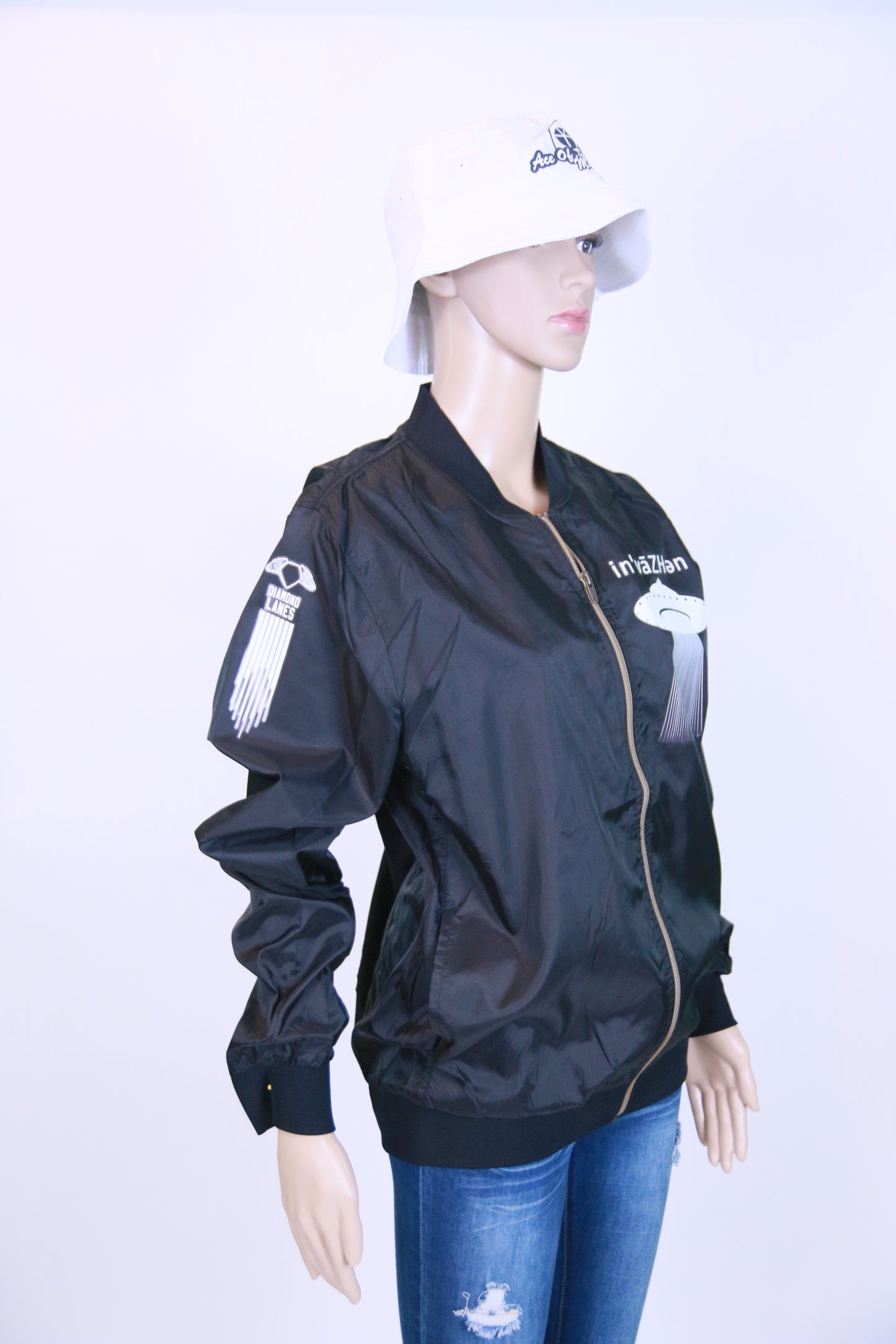 Diamond Lanes Jacket (Bomber) Black - Diamond Lanes Clothing